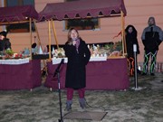 Rozsvícení stromečku u MŠ